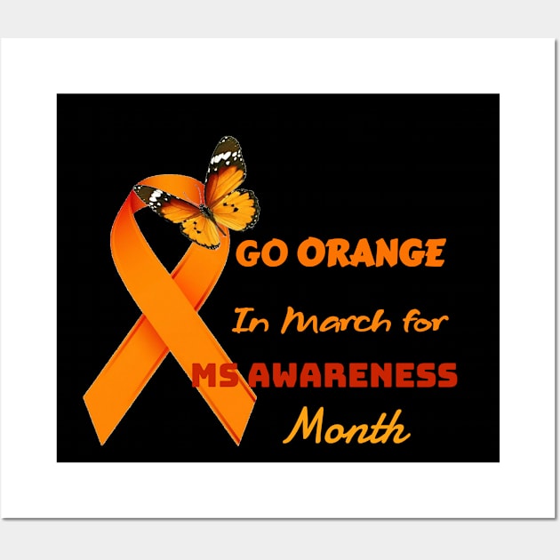 Go orange Month Wall Art by Mony Shop